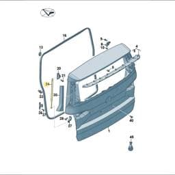 7T0827851C Volkswagen Fresh Air Flap Actuator