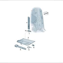 7E0601703A905 Volkswagen Wheel Bag (Jet Black)