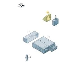 7LA035210 Volkswagen Bracket For Aerial Module