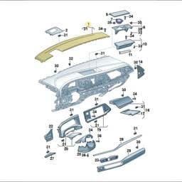 7T0857052F2JV Volkswagen Exterior Mirror Housing (Raven)