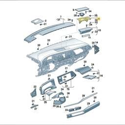 7T1858161 Volkswagen Loudspeaker Mount