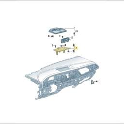 7T0857114A2JV Volkswagen Mounting Bracket (Raven 2JV)