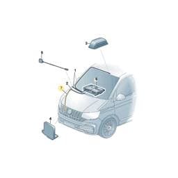 7LA035550R Volkswagen Aerial Cable