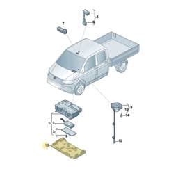 7LA971845 Volkswagen Control Unit Bracket
