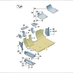 7T2863704L9J3 Volkswagen Floor Covering (Raven 9J3)