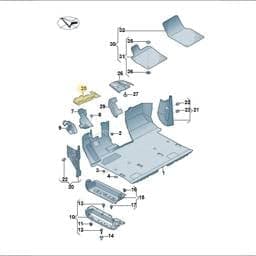 7T2863081 Volkswagen Dashboard Cover