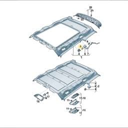N10553701 Volkswagen Countersunk Oval Bolt