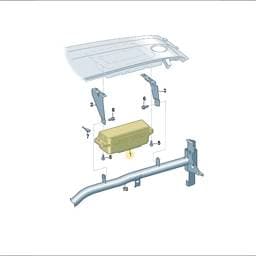 7T0880204E Volkswagen Airbag Unit