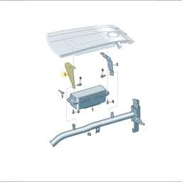7T0880571 Volkswagen Seat Belt Bracket