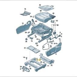 N10816002 Volkswagen Double Collared Stud