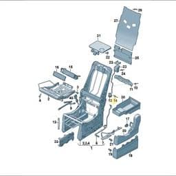 N91078901 Volkswagen Oval Head Bolt