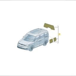 7T0064365B Volkswagen Sun Blinds (Set)