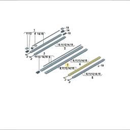 7T0883184J8X4 Volkswagen Rail (8X4)