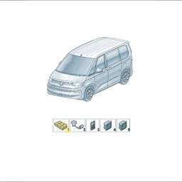 7T0927202BWHS Volkswagen Luggage Compartment Trim