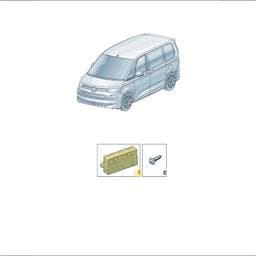 7T0907727N Volkswagen Control Unit