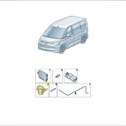 8W0945505A Volkswagen Trailer Socket