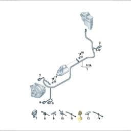 WHT007604 Volkswagen Cable Holder
