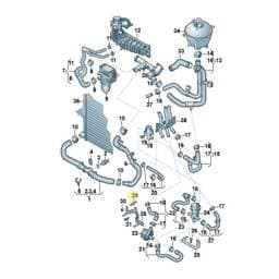 N91127301 Volkswagen Double Stud With Hexagon Drive