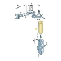 7E0127401A Volkswagen Fuel Filter