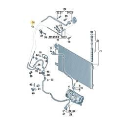N90252104 Volkswagen Rivetted Cap Nut