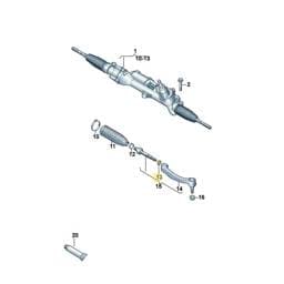 N01116418 Volkswagen Hexagon Nut