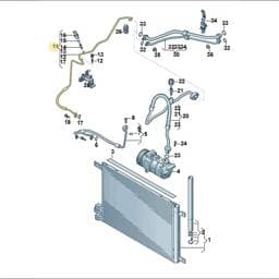 7T1816741B Volkswagen Refrigerant Line (11)
