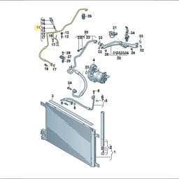 7T1816741C Volkswagen Refrigerant Line (11)