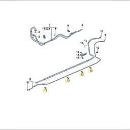7T0820775 Volkswagen A/C Compressor Clip