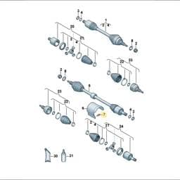 N90767702 Volkswagen Double Stud