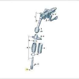 N90615602 Volkswagen Self-Locking Hexagon Nut