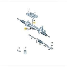 7T0423760A Volkswagen Rubber Bush