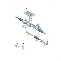 7T0423810 Volkswagen Track Rod