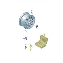 WHT001964C Volkswagen Wheel Bolt