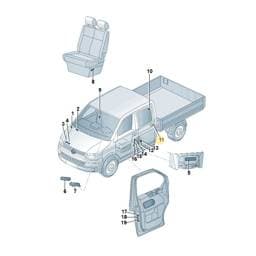 7J7010357H Volkswagen Data Plate