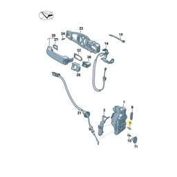 N90800503 Volkswagen Oval Head Screw
