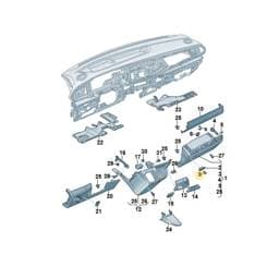 107857113J Volkswagen Lock Cylinder