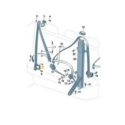 N98926801 Volkswagen Fitted Hexagon Bolt