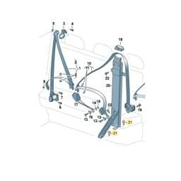 N10285907 Volkswagen Hex Collared Bolt