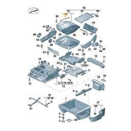 N90162606 Volkswagen Upholstery Wire