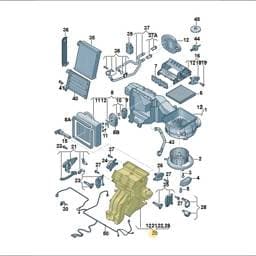 7T2820353 Volkswagen Air Distribution Housing