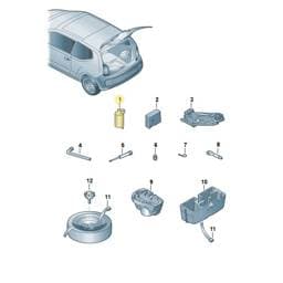6Q0012619A Volkswagen Tire Sealant Canister