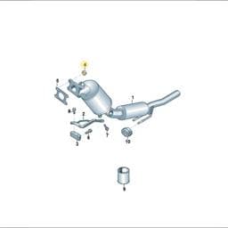 N91130801 Volkswagen Hexagon Collar Nut
