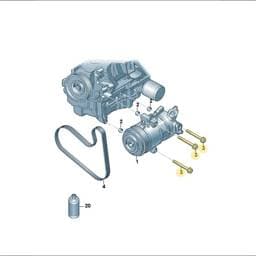 N90843202 Volkswagen Hexagon Head Bolt