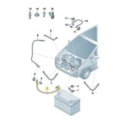 6Z3915181A Volkswagen Battery Cable