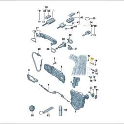 WHT004715 Volkswagen Hex Socket Head Locating Bolt