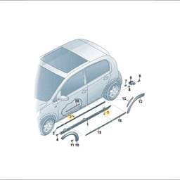 WHT000188 Volkswagen Hex Collared Bolt