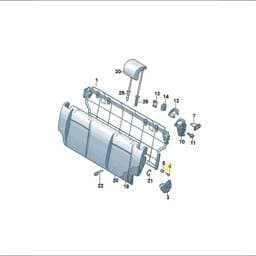 WHT006480 Volkswagen Cylinder Fitting Screw