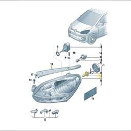 N0177637 Volkswagen Halogen Bulb