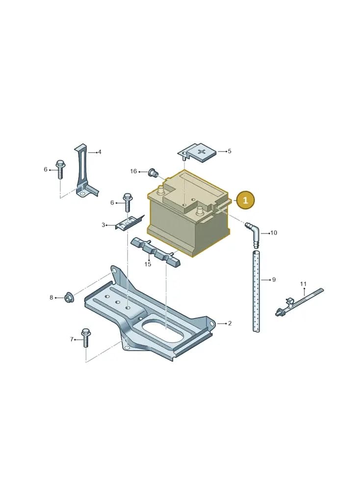 000915105AJ — Audi A6/Wagon/quattro (2001-2004) diagram 156915100, position 1