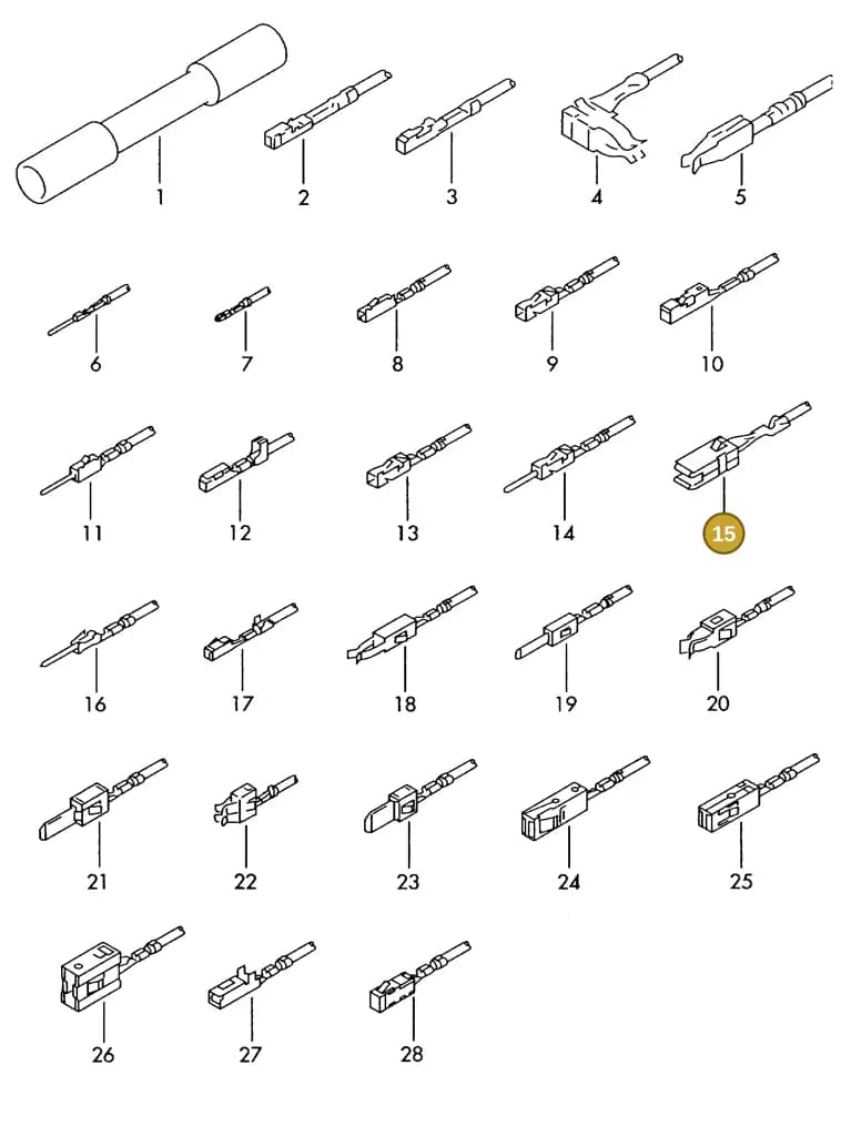 000979016E — Audi 1J0 platform diagram 198979300, position 15